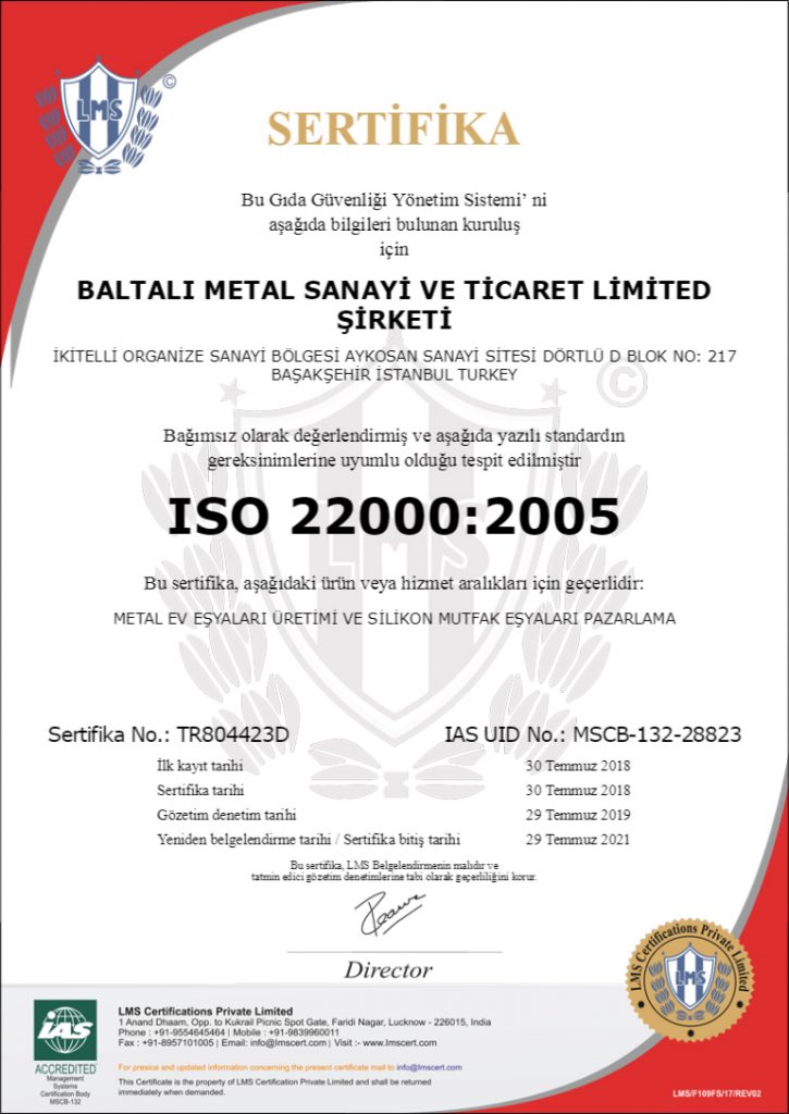 BALTALI 22000 TR 2018